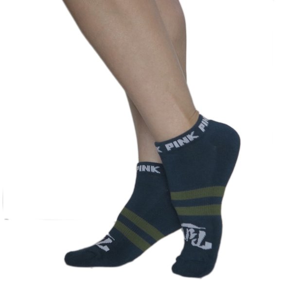 No/Low Show Cushion Terry Socks BY VS Pink - Picture 4 of 4